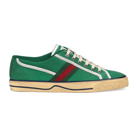 gucci tennis 1977 green|gucci tennis 1977 ripstop sneaker.